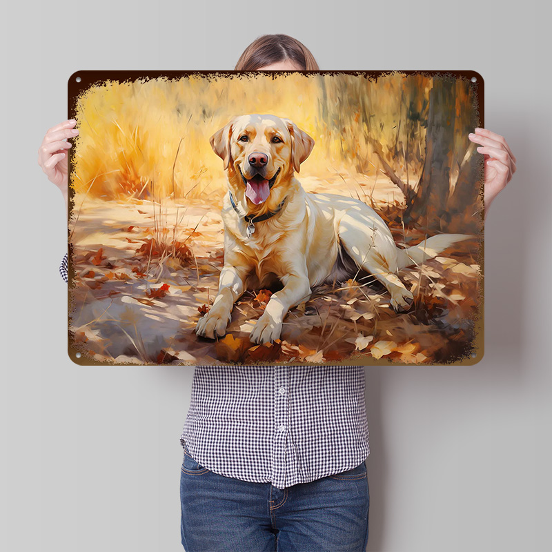 Gaming Accessories Europe - Gelbes Lab-Poster, individuell gestaltete Vintage-Metallschilder, Wandkunst,