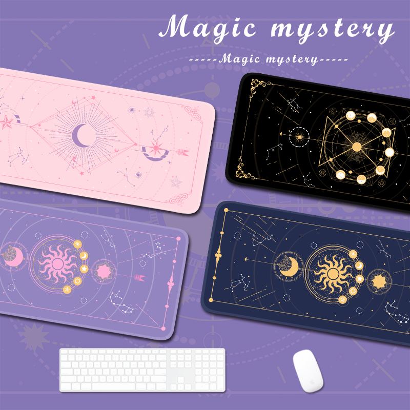 Gaming Accessories Girls - Magie Mond Sterne Lila Extra Große