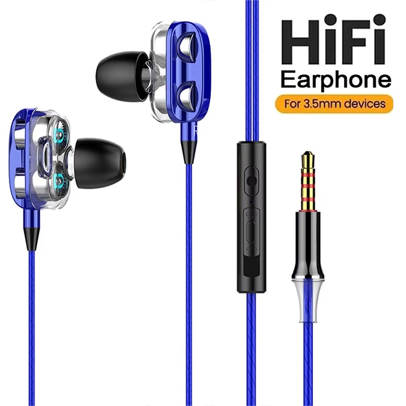 Gaming Headphone Accessories - In-Ear-Stereo-Headset mit starkem Bass-Sound für iPhone,