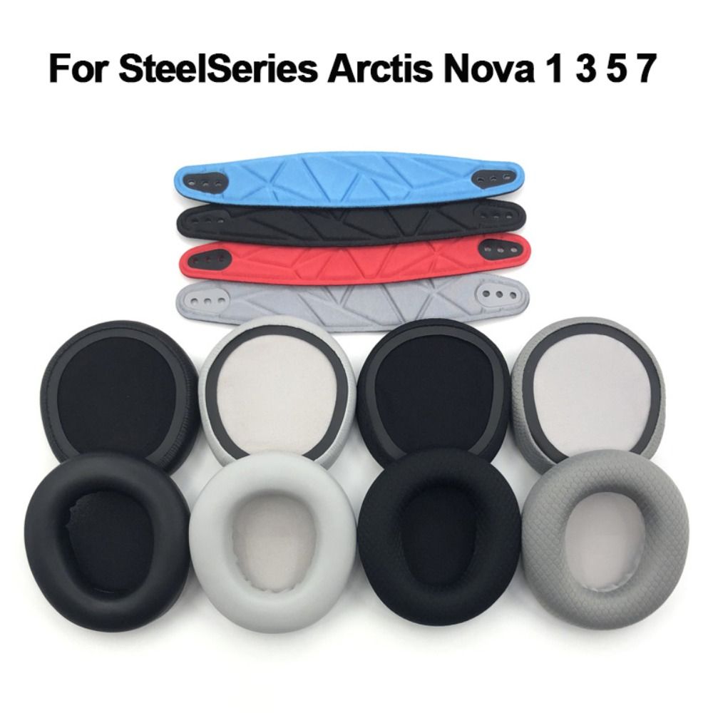 Gaming Headphone Accessories - Ersatz-Ohrpolster Schaumstoff-Kissen Kopfhörer-Ohrpolster Gaming-Kopfhörer-Zubehör für SteelSeries
