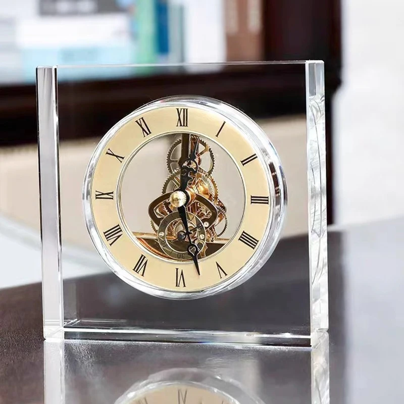 Accessories For Your Gaming Room - Nordische Kristall leise Tisch uhr ästhetische