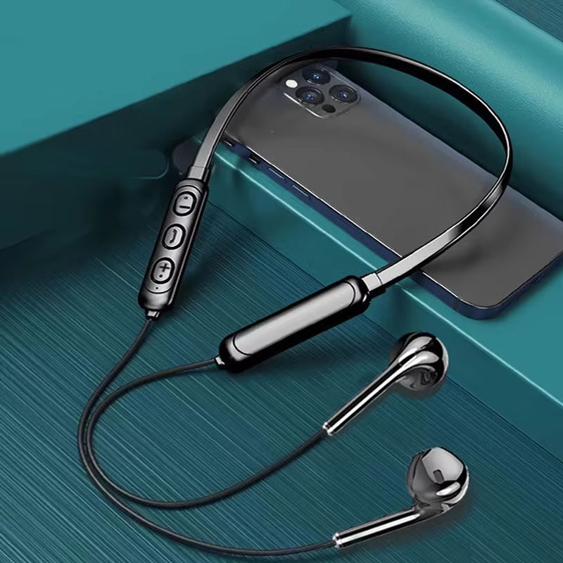 Gaming Headphone Accessories - Um den Hals hängendes Bluetooth-Headset, HD-Mikrofon