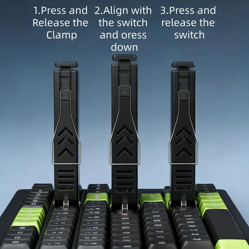 Gaming Accessories Kit - Neuer 2-in-1 Tastenkappen- und Schalterabzieher, Tragbares