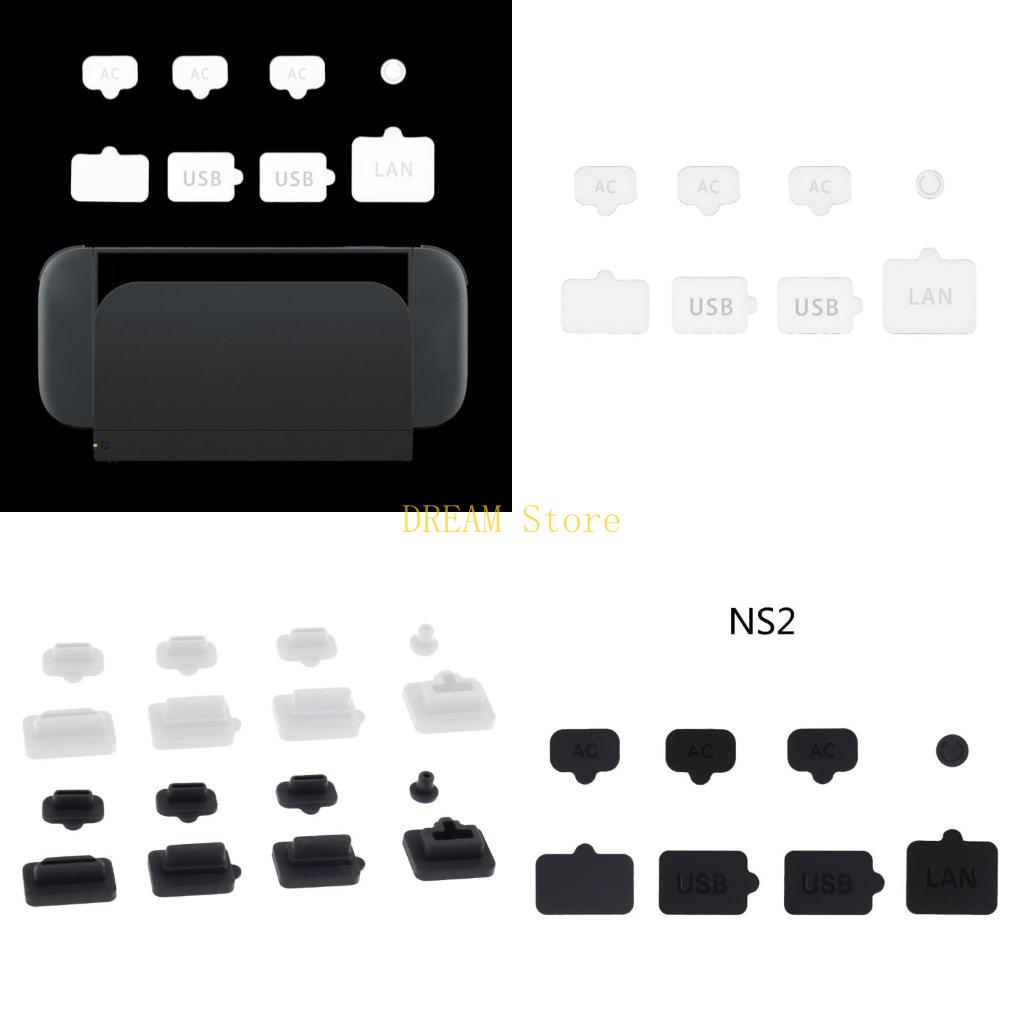 Gaming Accessories Best - Packung von 8 Silikon, nicht Staubschutzschutzabdeckungen