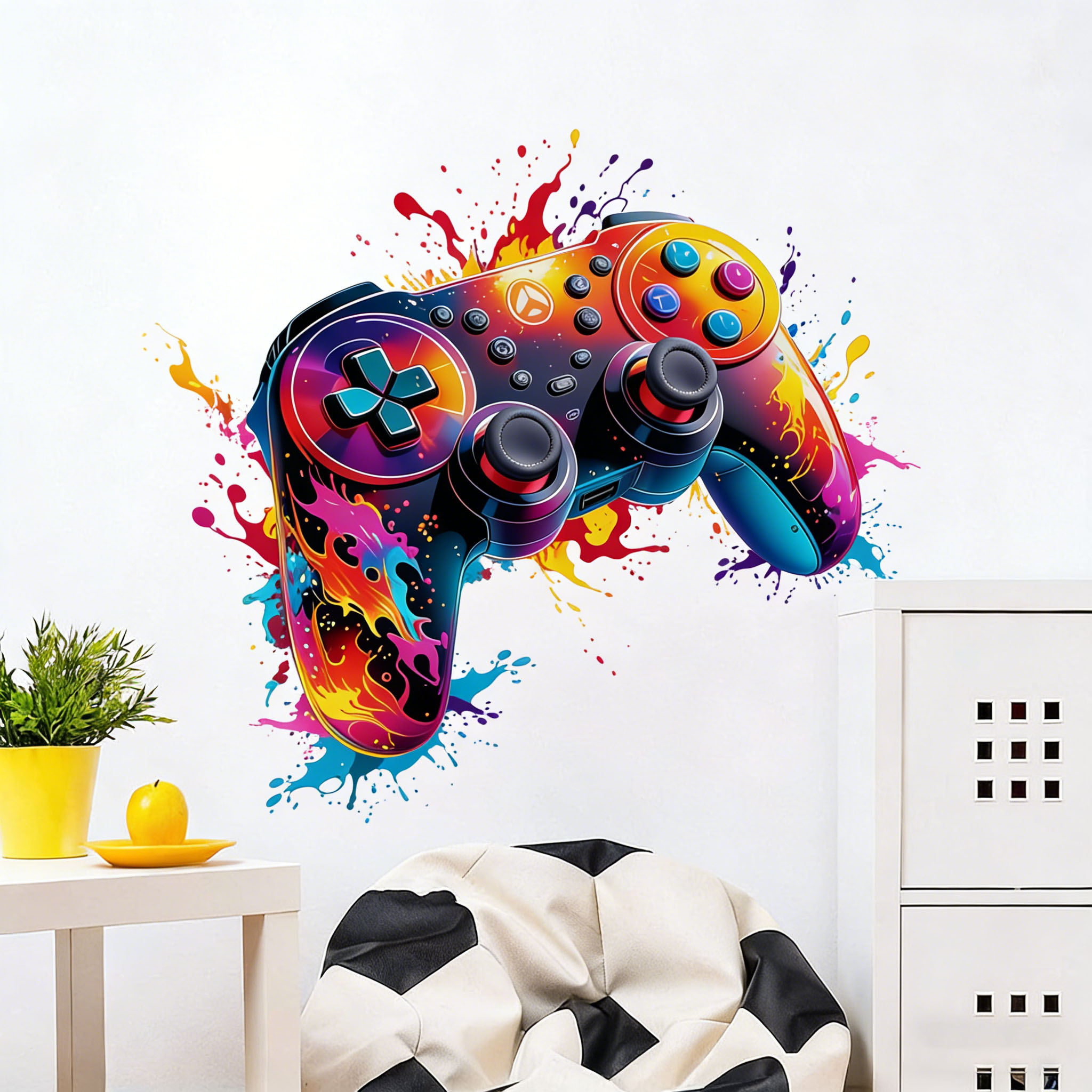 Rote Flammen Spielcontroller W – Gaming Accessories Wallpaper Bewertung und Preis