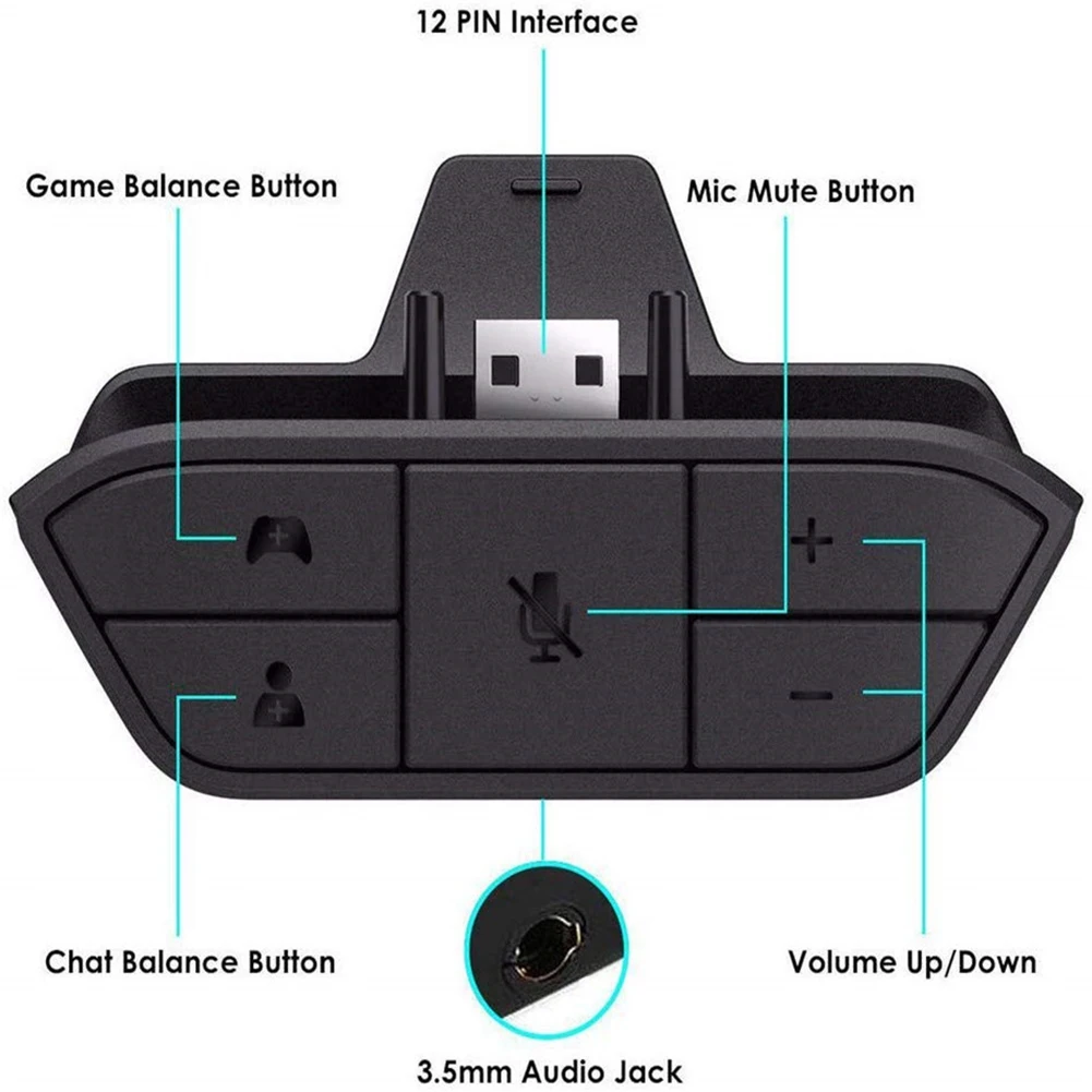 Stereo-Headset-Adapter für Xbo – Gaming Headphone Accessories Bewertung und Preis