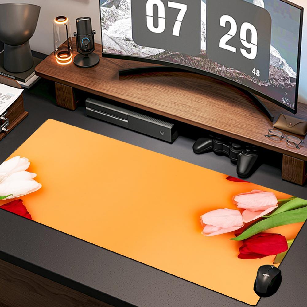 Tulpen-Tapeten-Mauspad, neues  – Gaming Accessories Wallpaper Bewertung und Preis