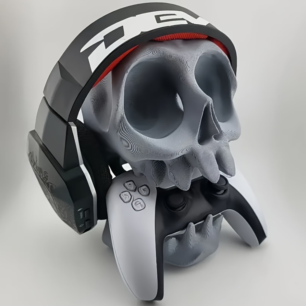 Totenkopf-förmiger Controller- – Gaming Headphone Accessories Bewertung und Preis