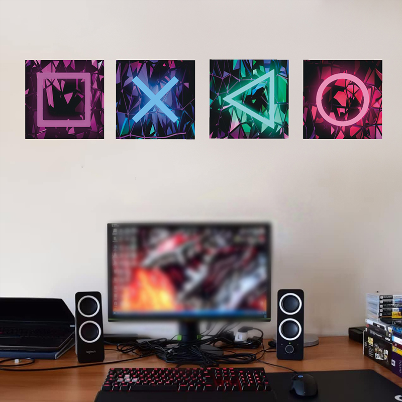 4PCS Kinder Gaming Zimmer Spie – Gaming Accessories Wallpaper Bewertung und Preis