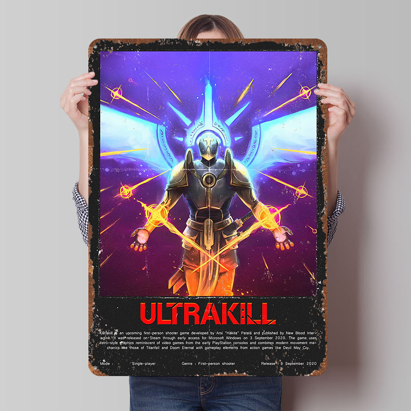 Ultrakill Game Metallposter, i – Gaming Accessories Europe Bewertung und Preis