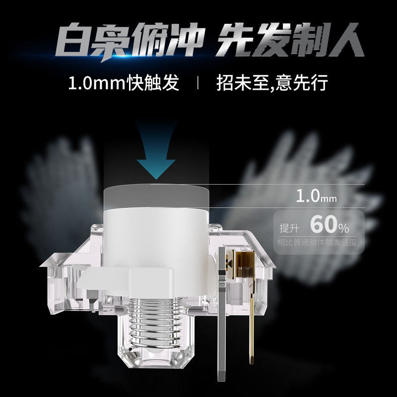 Kailh Choc White Owl Switch Mi – Gaming Accessories White Bewertung und Preis