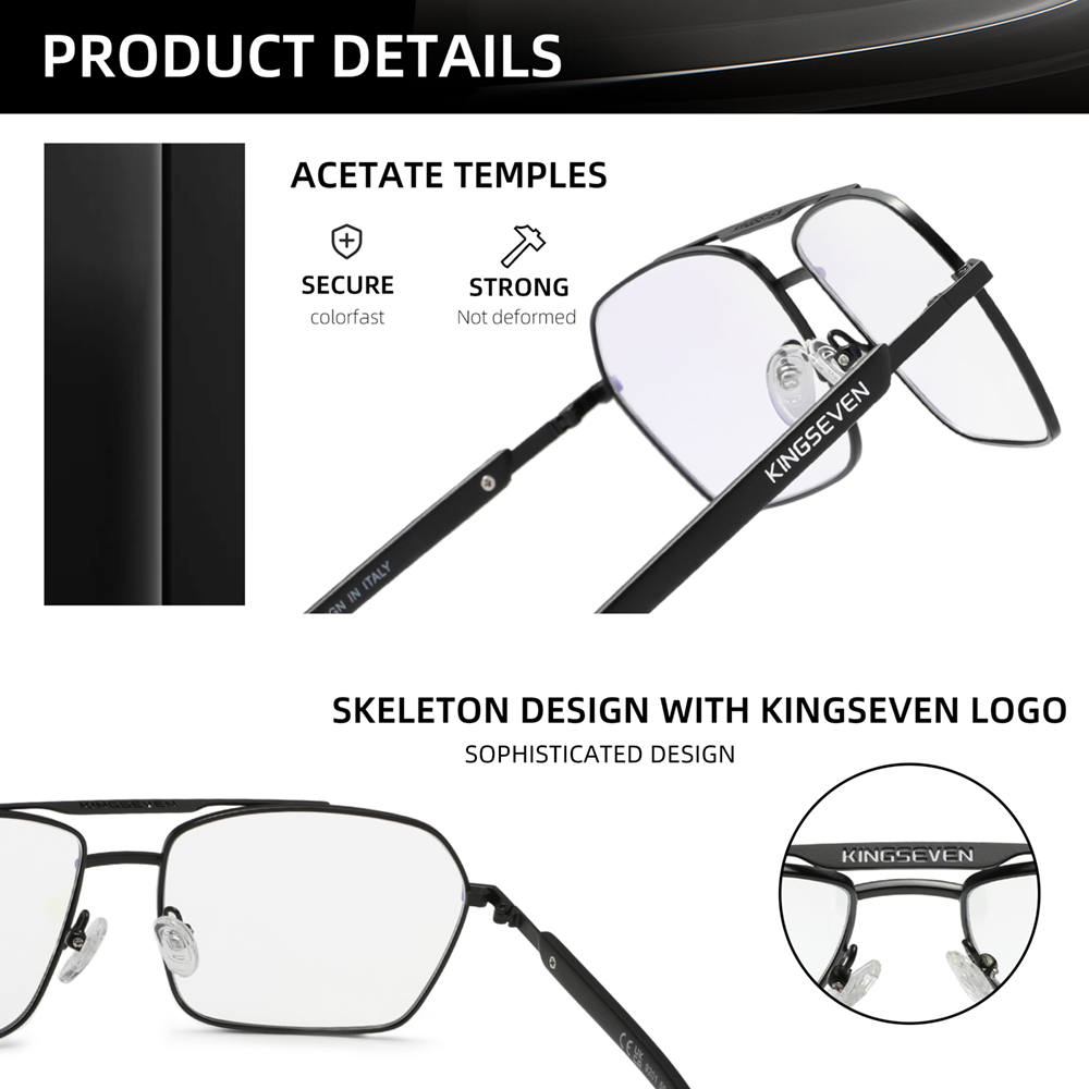 KINGSEVEN Rechteckige Anti-Blu – Gaming Accessories Men Bewertung und Preis