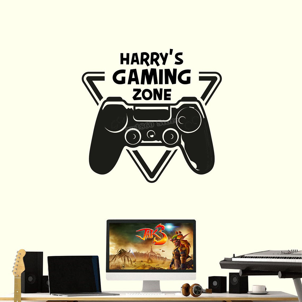 Custom Name Gaming Zone Wand A – Gaming Accessories Wallpaper Bewertung und Preis