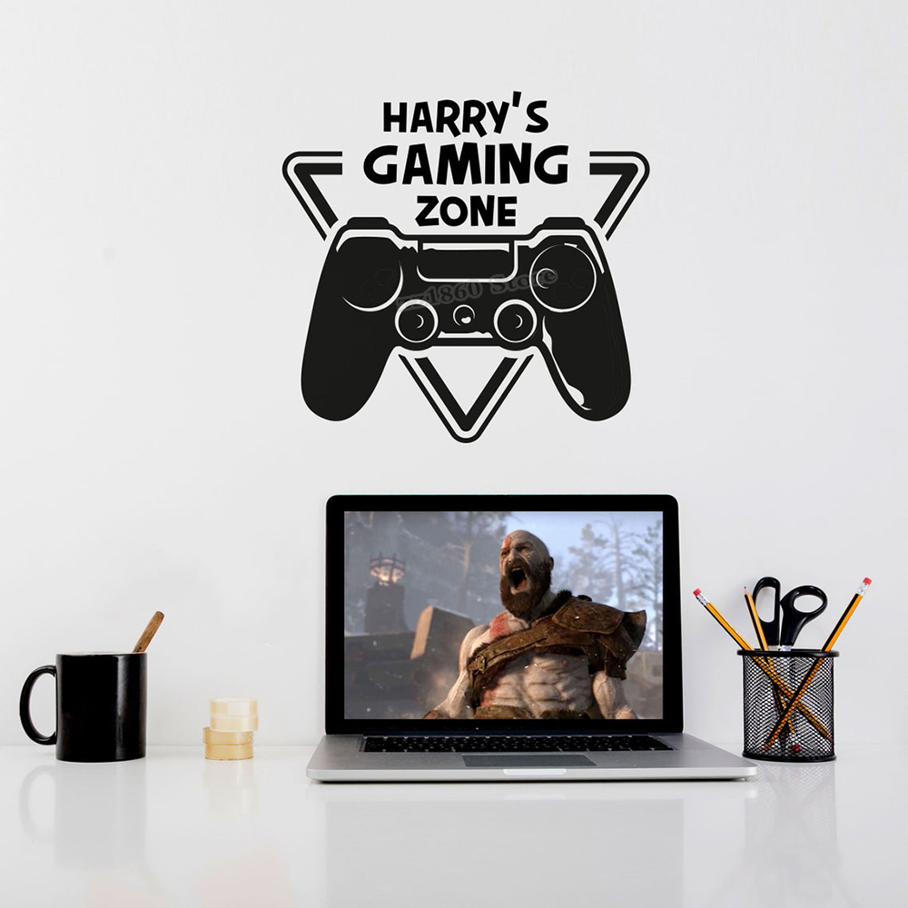 Custom Name Gaming Zone Wand A – Gaming Accessories Wallpaper Bewertung und Preis
