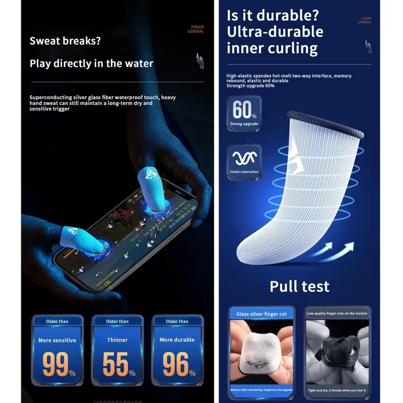 4 Stück Mobile-Game-Fingerhand – Gaming Accessories Kit Bewertung und Preis